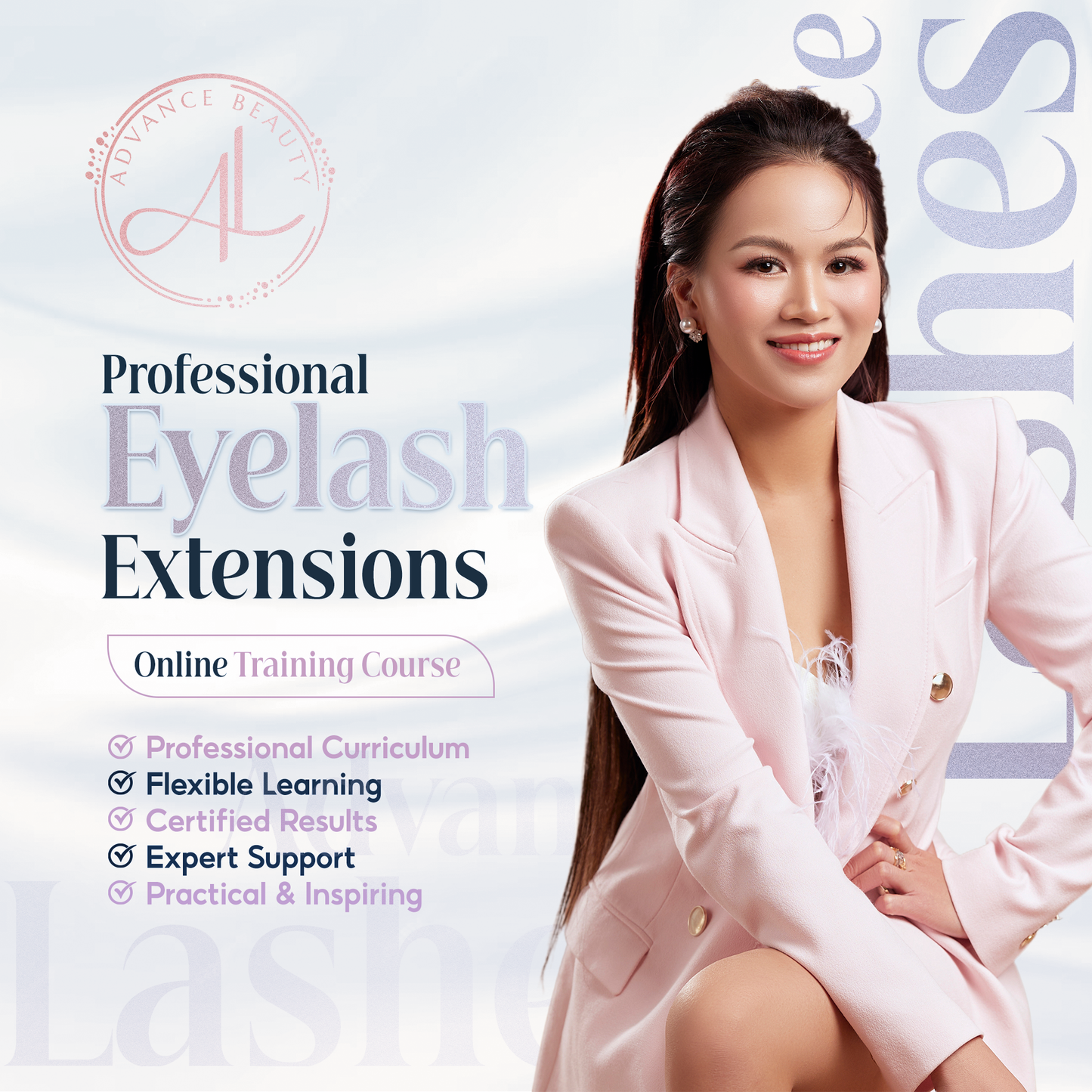 Khoá học Mi chùm thiết kế brows lamination and tint (offline)